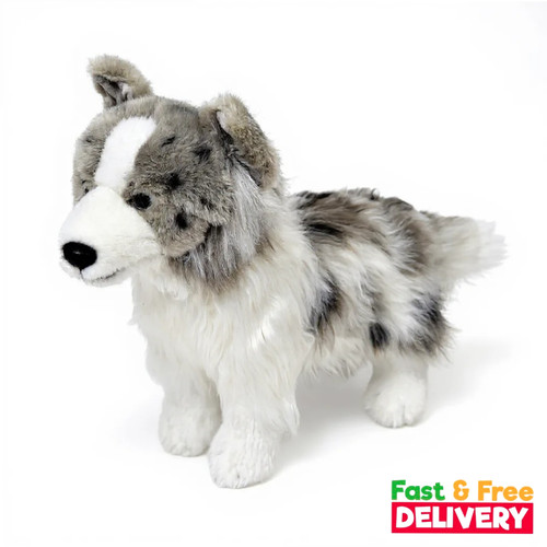 Border collie plush stuffed - border,