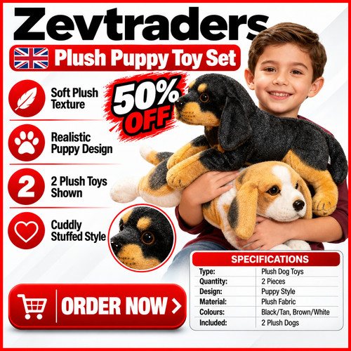 Dog plush toy realistic - plush,