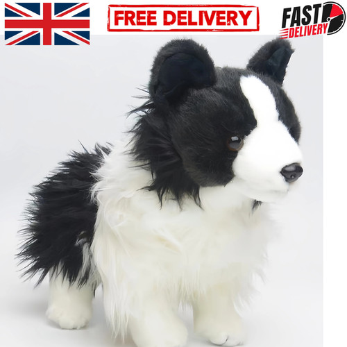 Border collie plush - plush, toy
