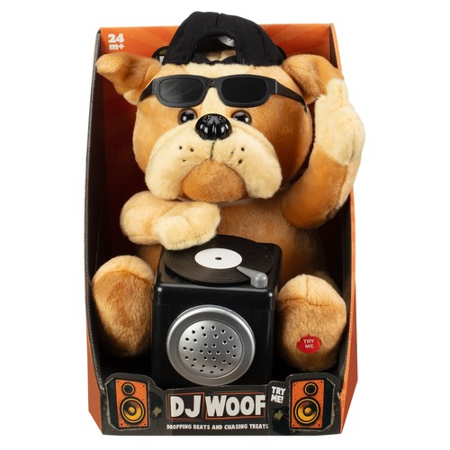 Woof interactive plush toy - dj,