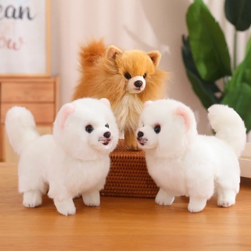 Cute pomeranian dog plush toy - plush,