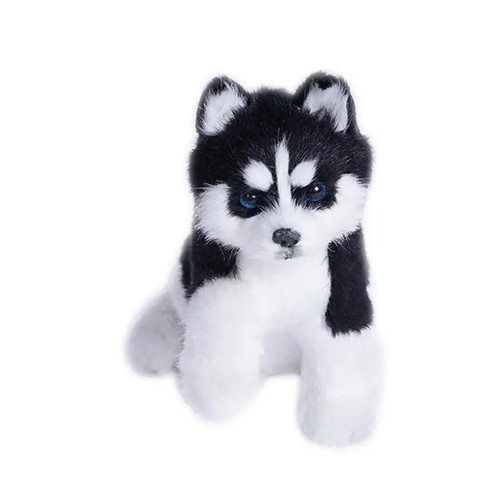 Realistic husky dog plush - husky,