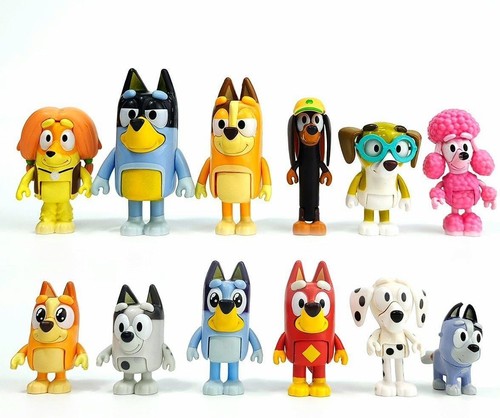 Bluey toy figures gift - bluey,