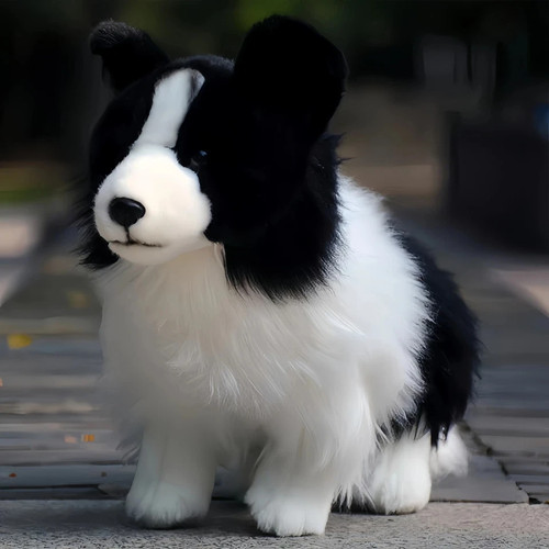 Border collie plush toy - border,