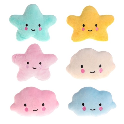 Pet toy plush cloud star - plush,