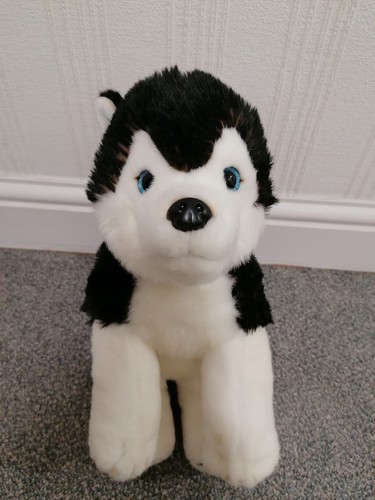Soft plush husky dog - husky,