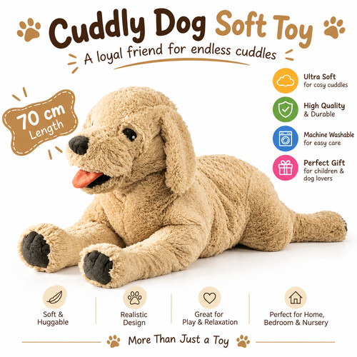 Soft toy golden - toy, retriever