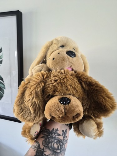 Plush puppy set cute - puppy,