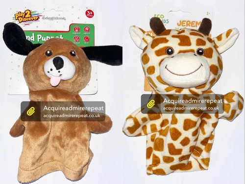 New hand puppets - new, giraffe