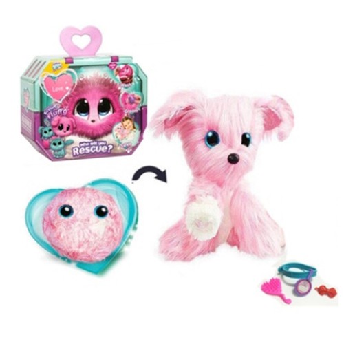 Purple dog plush toy surprise - plush,