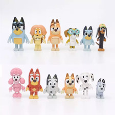 12X Bluey Dog Action Figure