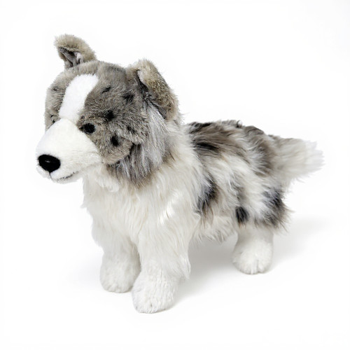 Border collie plush stuffed - border,