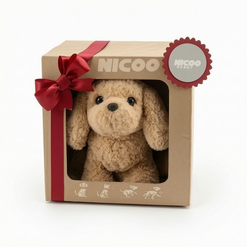 Stuffed puppy realistic dog - puppy,
